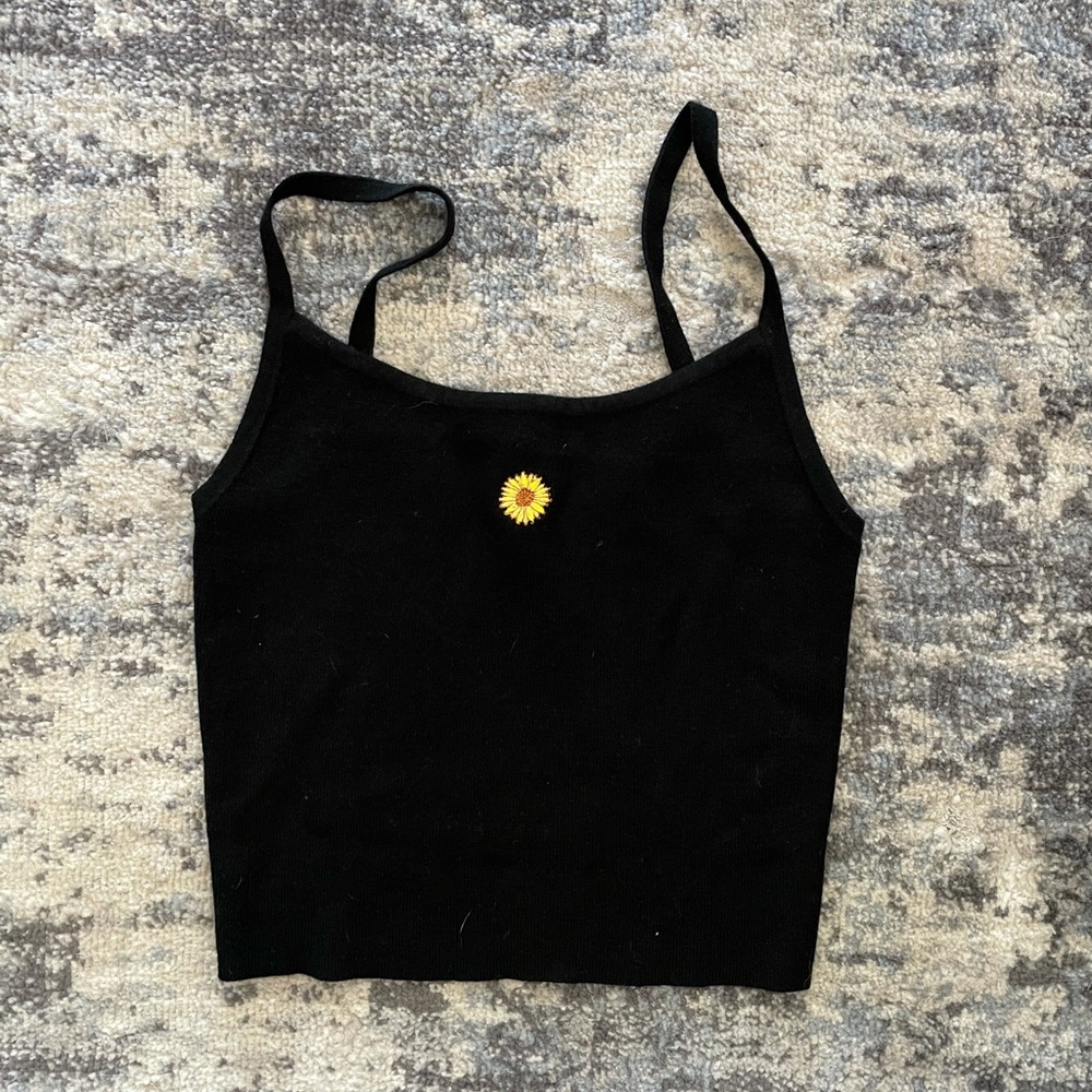 Crop fitted tank